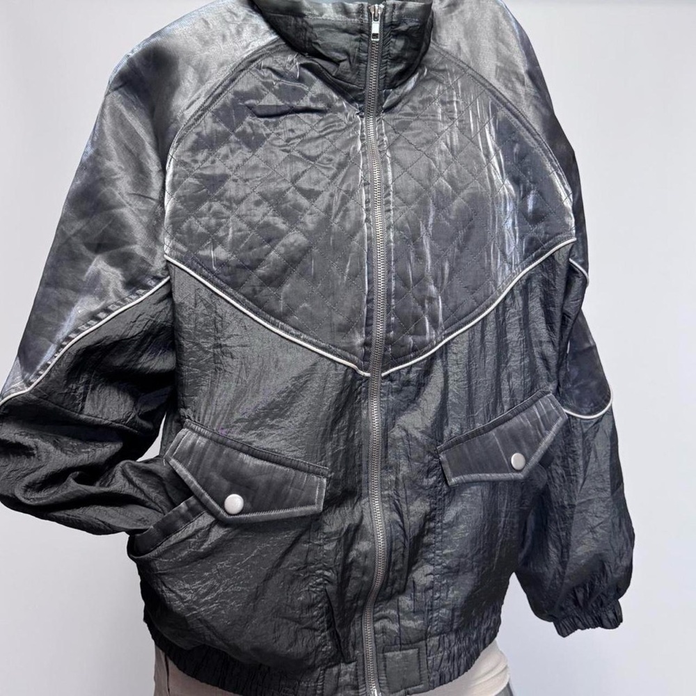 ✨️Black Women's Quilted Zip-Front Jacket✨️